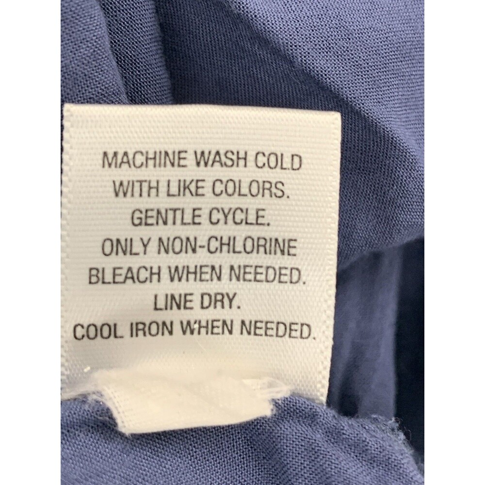 Converse Pleated Flowy Skater Mini Tank Dress Medium Blue Gray Rayon Athleisure - Picture 14 of 16